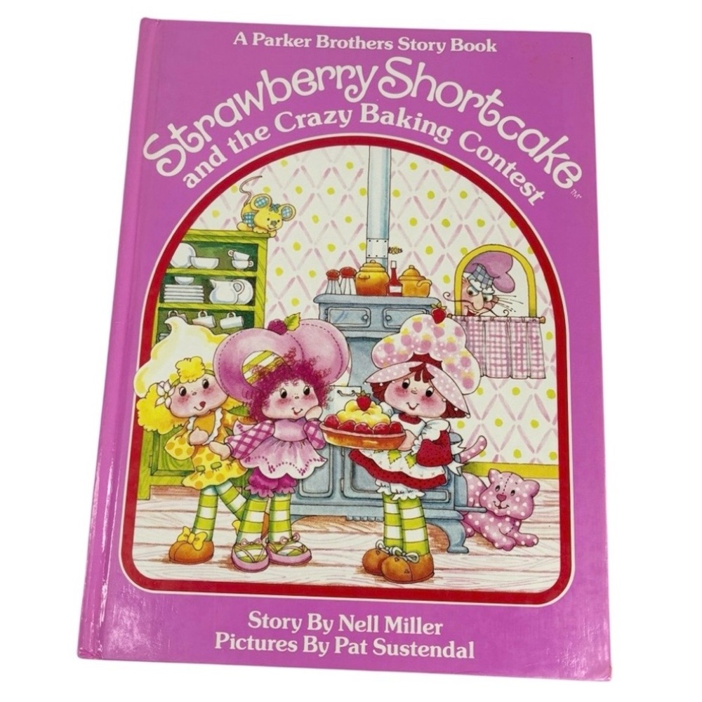 Vintage 1983 Strawberry Shortcake & The Crazy Bakery Contest Hardcover Book